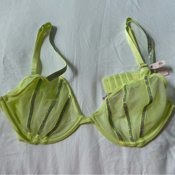 Victoria's Secret Citron Glow Sheer Bra Intimates - Picture 1 of 3